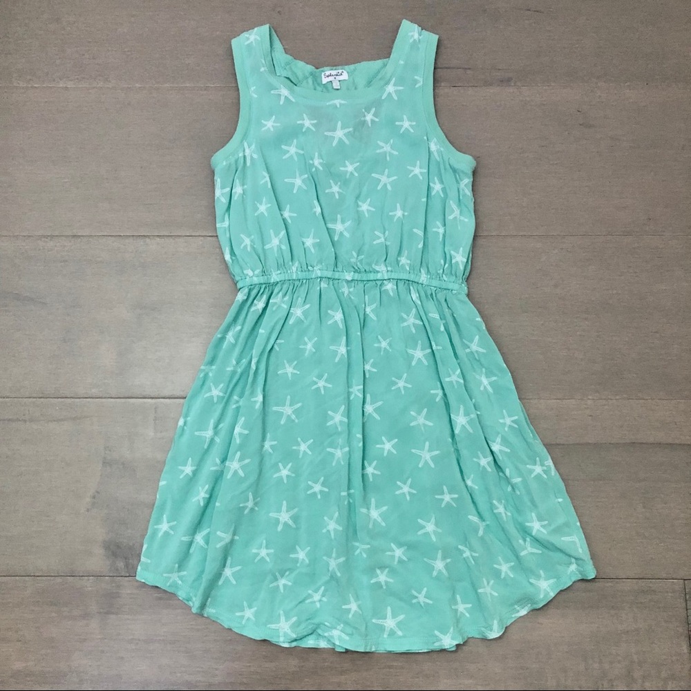 Splendid Green Starfish sSummer Dress Size 10